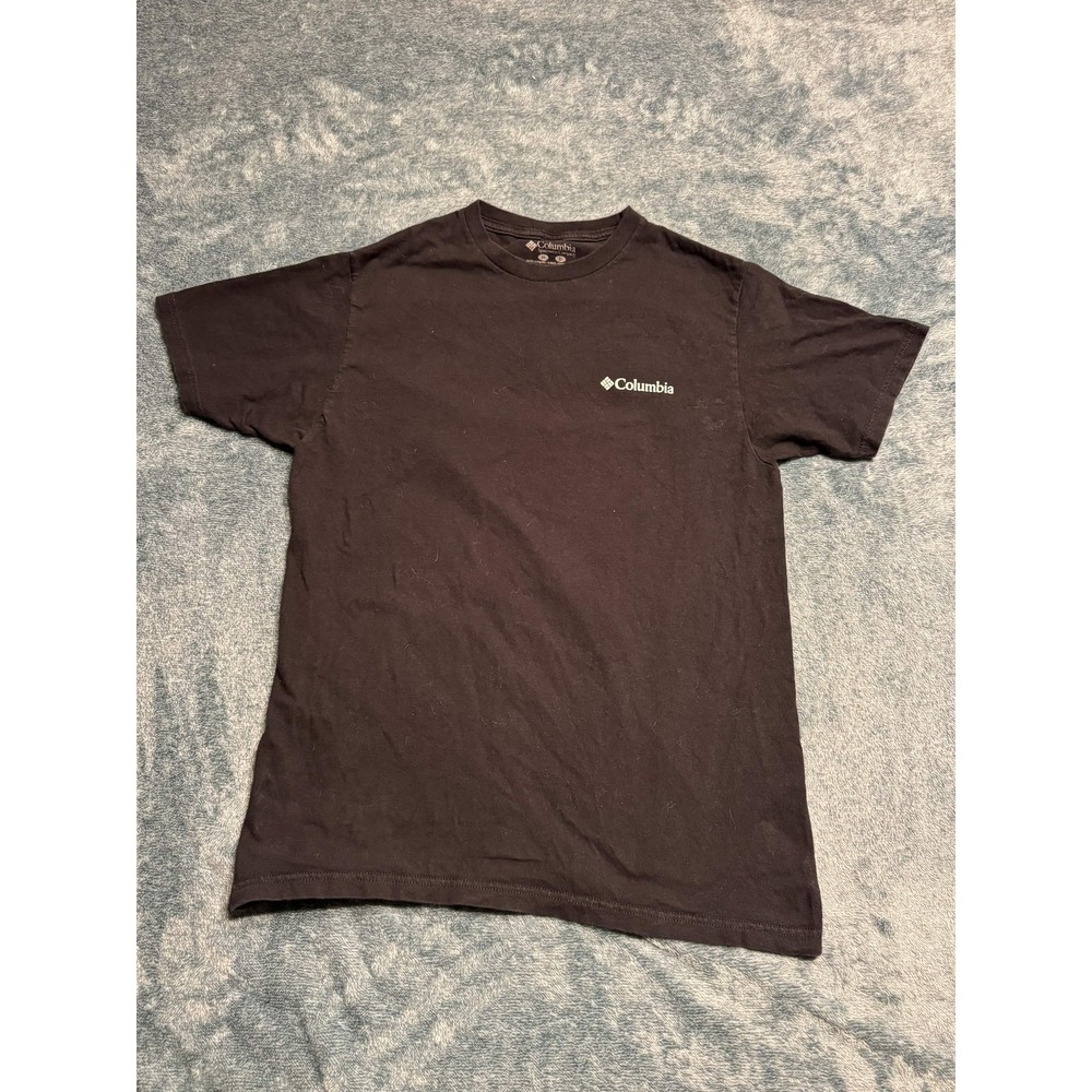 Columbia Mount Hood Oregon Graphic T-Shirt Brown Medium Always Outside